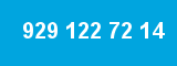 929 122 72 14 929 122 72 14
